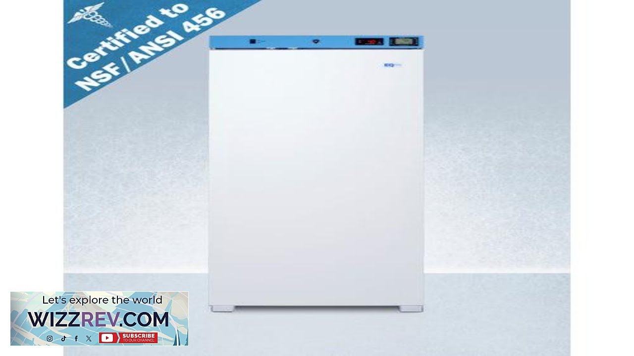 EQTemp 24" Wide Upright Medical Refrigerator