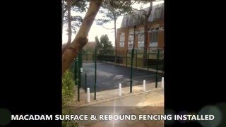 Macadam Multi Use Games Area Build Bristol