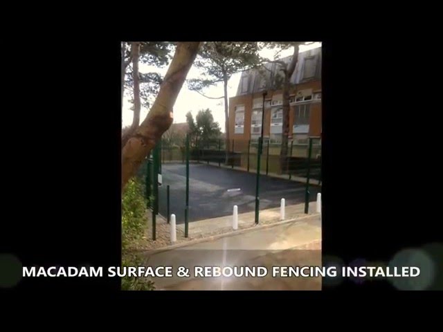 Macadam Multi Use Games Area Build Bristol