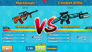 Pixel Gun 3D - Marksman VS Combat Rifle