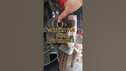 SATURN VUE 3.6  2008 PAD BRAKES CALIPER OFF.
