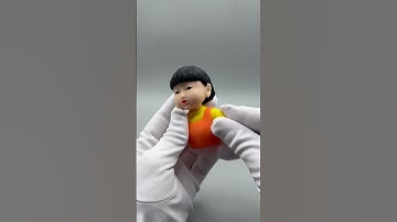 Squid Game Doll Young-hee. Fully Parted out and easy to assemble. #3dprinted #3dprinting #squidgame