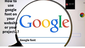 How to use google font on your website or your project || google font