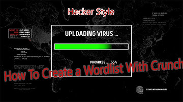 How To  Create a Wordlist With Crunch In BackTrack 5
