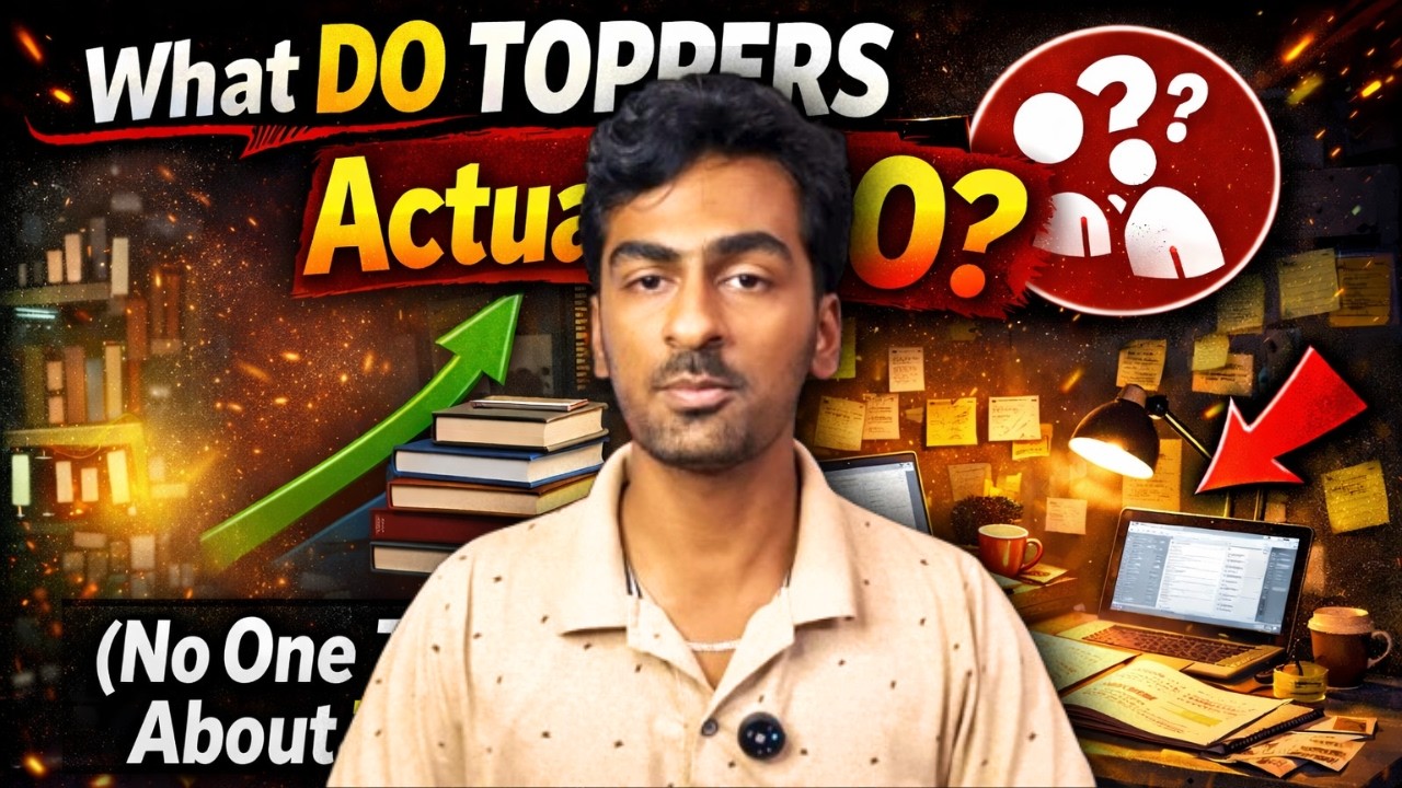 What Do Toppers Actually Do? (No One Talks About This!)