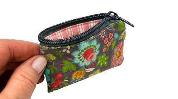 How To Sew a Mini Zipper Pouch | Beginner Sewing Tutorial