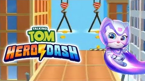 Game seru‼️Swing Crane 13 Times in One Spin in Talking Tom Hero Dash #tomhero