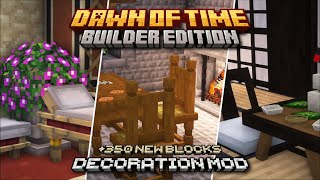 NEW FURNITURE MOD SHOWCASE 1.20.1 🪑 Minecraft cultural architecture | DoT : Builder Edition