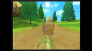 Wii Fit Jogging Island Lap Route 2 (but I do poorly on purpose)