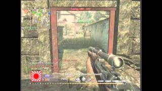 HDzx world at war quick scoping montage COD 5