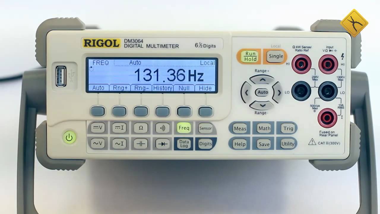 Прецизионный мультиметр Rigol DM3064 - YouTube