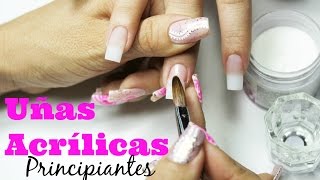 entrada Tortuga Integrar Uñas de acrilico para principiantes - beginner acrylic nails - YouTube