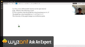 Questions about a twice-differentiable function
