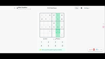Linkedin Mini Sudoku #127 Today