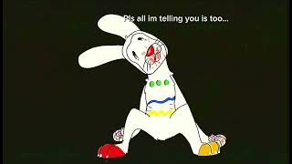 The Easter rabbit/analog horror very short found footage film (TW:blood,death,gore,and loud sounds