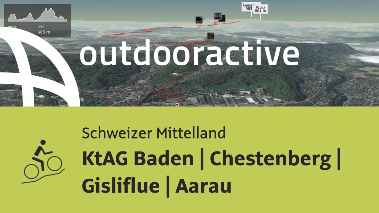 Mountainbike-tour im Schweizer Mittelland: KtAG Baden | Chestenberg | Gisliflue | Aarau