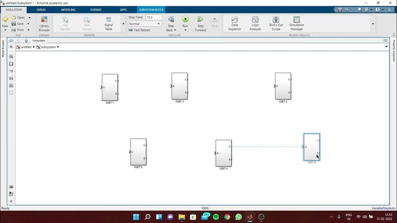 Speed Control of Switched Reluctance Motor using Hysteresis Current Controller MATLAB/Simulink