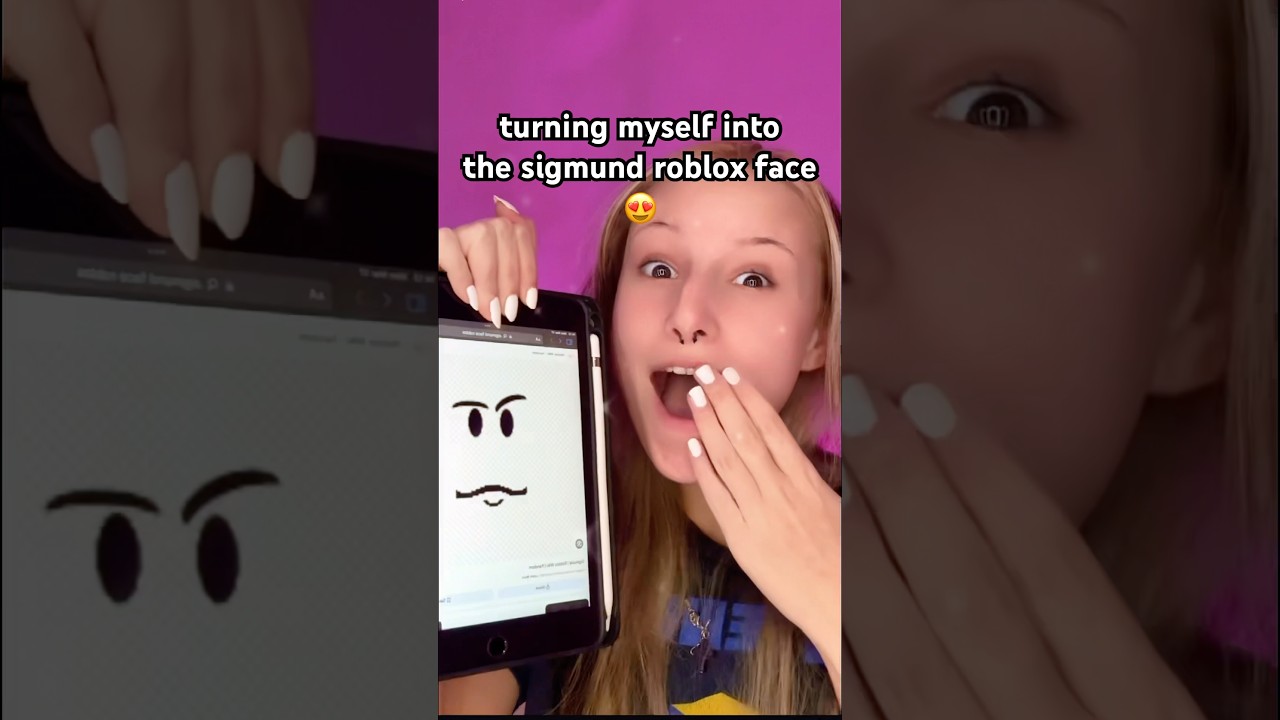 Turning Myself Into The Mewing Roblox Face Roblox Makeup 