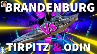 Brandenburg... Better than Tirpitz and Odin? World of Warships Legends 4K