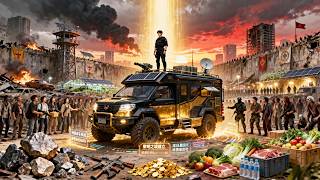 Thrown to the zombies, he came back to life and turned a junk car into a war vehicle for farming!