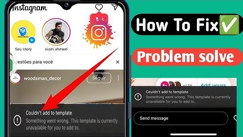 Fix Instagram Couldn