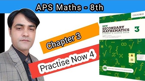 Practise Now 4 I Chapter 03  I APS Maths 8th II New Secondary Mathematics Book 3 I volume of pyramid