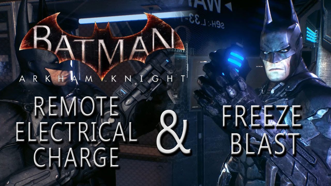 Batman Arkham Knight Freeze Blast & Remote Electrical Charge (Hidden