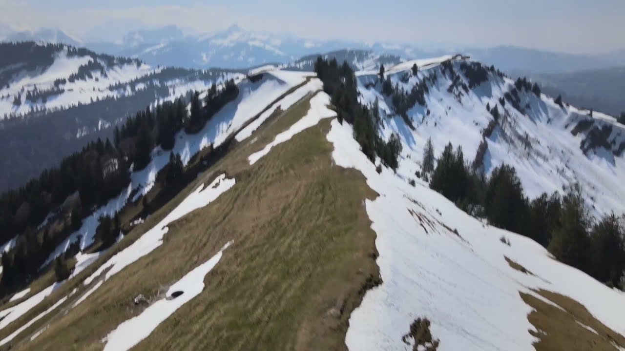Flying up to Hochalp, Urnäsch, 1530m
