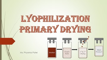 Lyophilization# Primary Drying