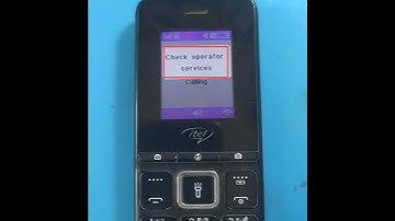 Check Operator Services Solution in Itel it2175