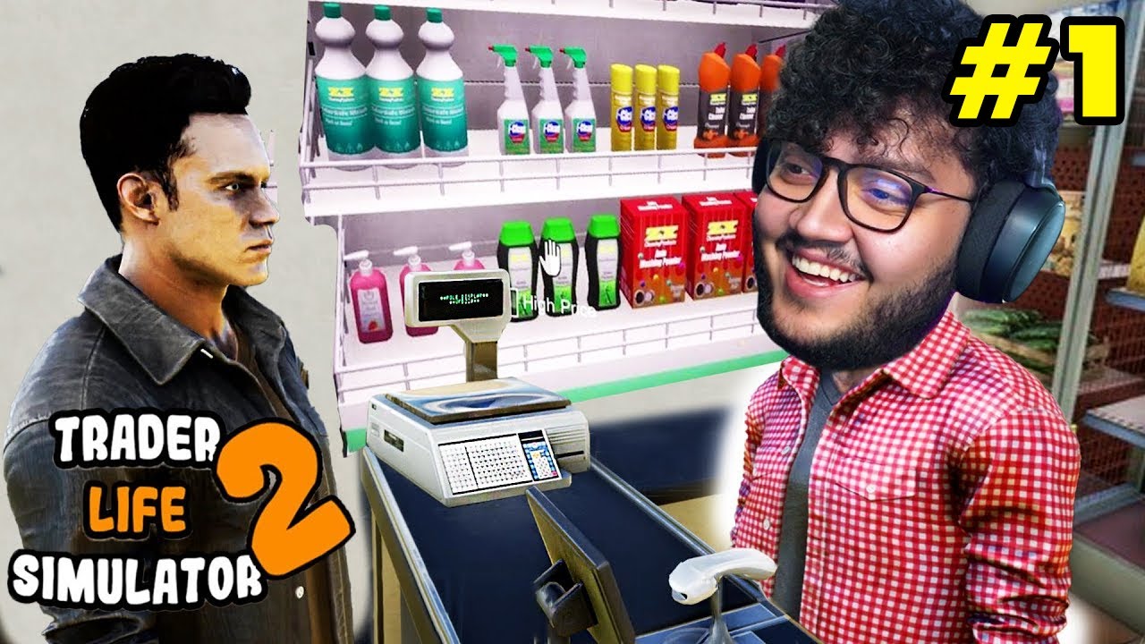 محاكي السوبر ماركت؟ 🤣 Trader Life Simulator #1