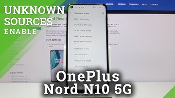 How to Allow Unknown Sources in ONEPLUS Nord N10 5G – Allow Installation