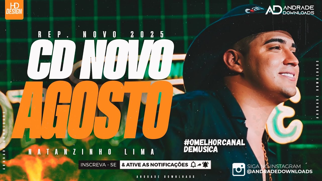 NATANZINHO LIMA | CD AGOSTO 2025 ( 3 MÚSICAS NOVAS ) -  @AndradeDownloads​