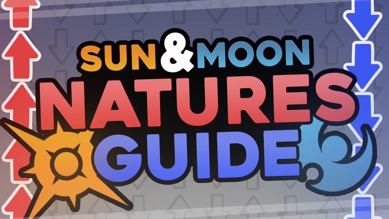 Pokemon Nature Chart Sun And Moon