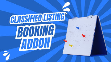 Classified Listing Booking Addon  Complete Tutorial  WordPress