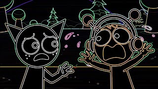 SPRUNKIS but they are CATS! Incredibox Sprunki Animation vocoded