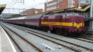 1254, EETC and 6005, ex-DR V60 D, preparation and departure holiday train.