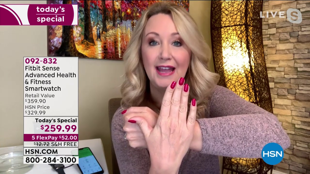 Fitbit Sense Advanced Health   Fitness Smartwatch with E...