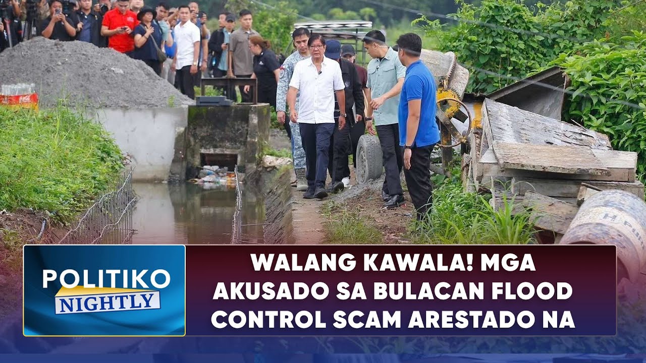 Walang kawala! Mga akusado sa Bulacan flood control scam arestado na