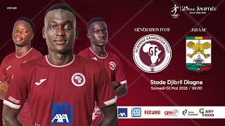 Suivez le match GENERATION FOOT vs ASC JARAAF 25ème journée Ligue 1