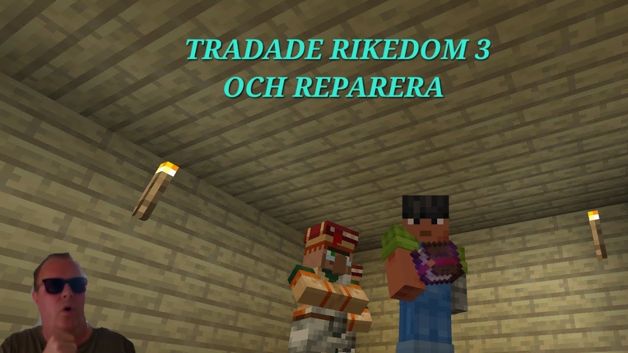 MINECRAFT LET'S PLAY 1.20 (#7) Vi fixar rikedom 3 och reparera.