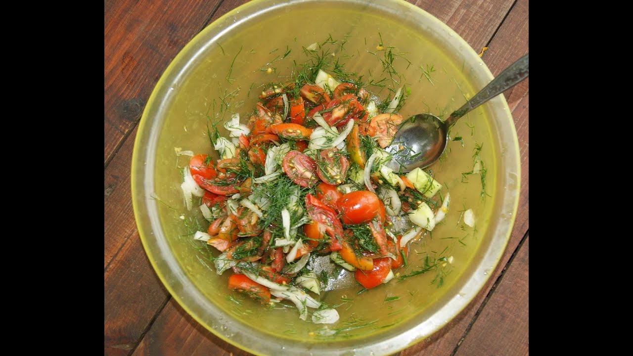 Simple rural food. Fresh vegetables and more.