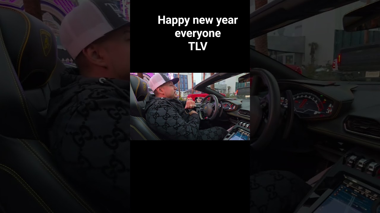 lamborghini riding on the Las Vegas Strip