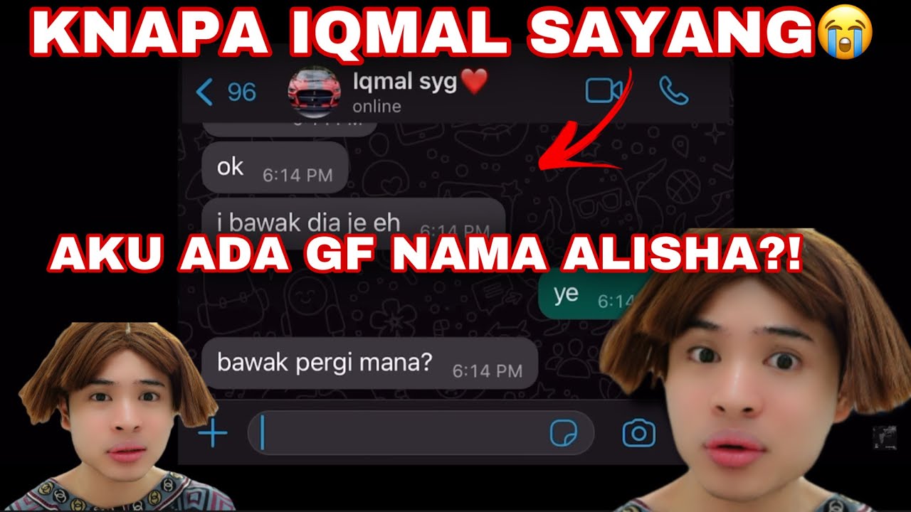 SIAP TULIS IQMAL SAYANG?!!!😭😭 APA NI? | ALISHA NAMA GIRLFRIEND AKU?!😳