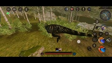 Rex hunts Sarco - Path of Titans - Crimson Semi-Realism 