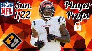 NFL Divisional Round Sunday 1/22/23 | The BEST Player Props | Prize Picks