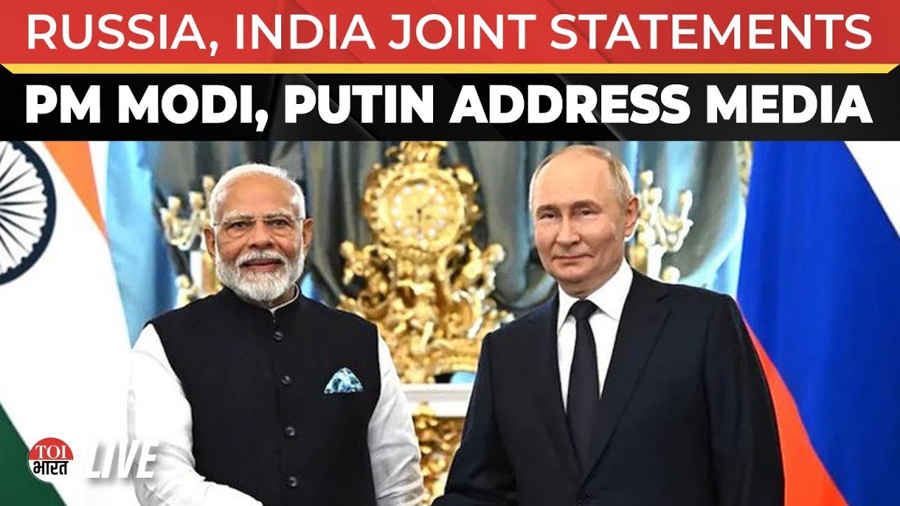 PM Modi, Putin Joint Statements Live From Hyderabad House | Defence And Trade Deals | Ukraine War