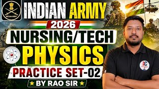 Indian Army Nursing Assistant Technical Physics Set -02| Army Nursing Assistant tech GD Physics 2026
