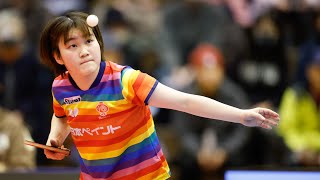 大藤沙月 SatsukiOdo スーパープレー&ヒロインインタビュー 日本ペイントマレッツ vs トップおとめピンポンズ名古屋 ノジマTリーグ 3/2 守口市民体育館【卓球Tリーグ公式】