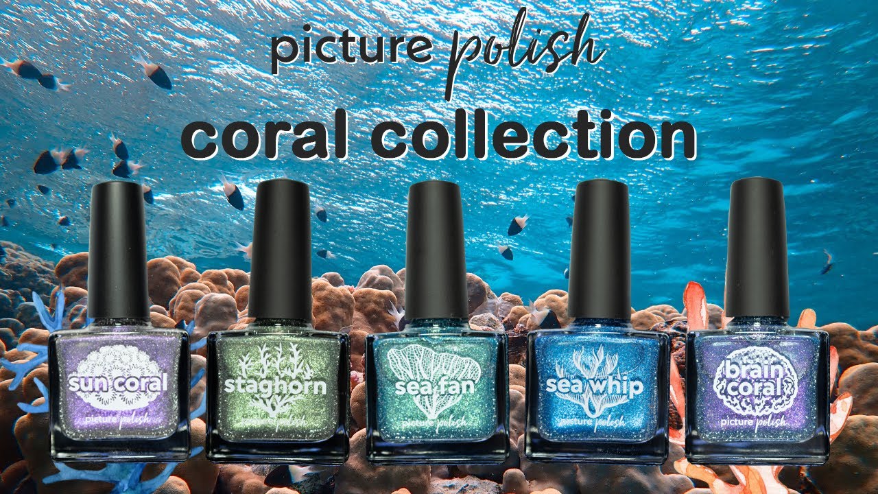Picture Polish Coral Collection 🪸 reflective shimmer shades!!